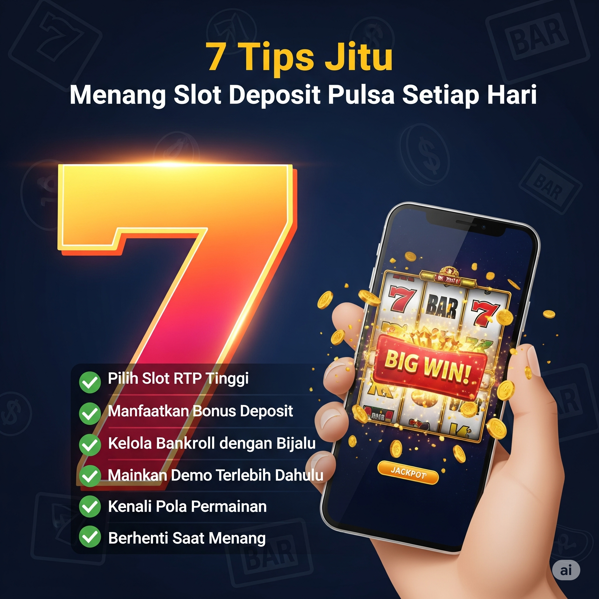 7 Tips Jitu Menang Slot Deposit Pulsa Setiap Hari