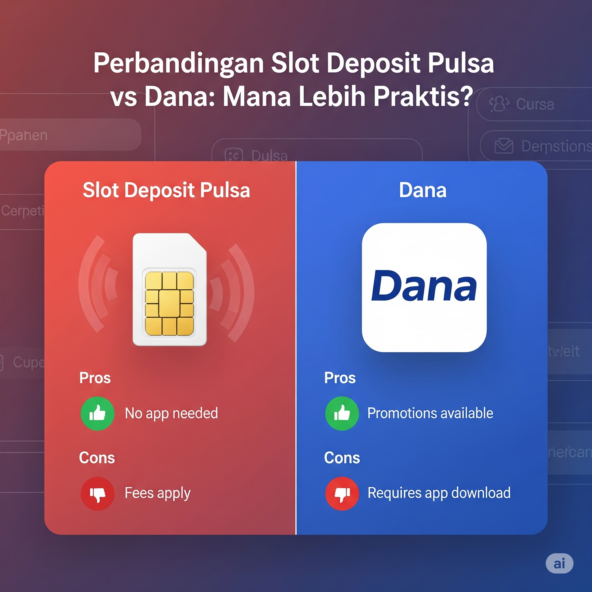 Perbandingan Slot Deposit Pulsa vs DANA: Mana Lebih Praktis?